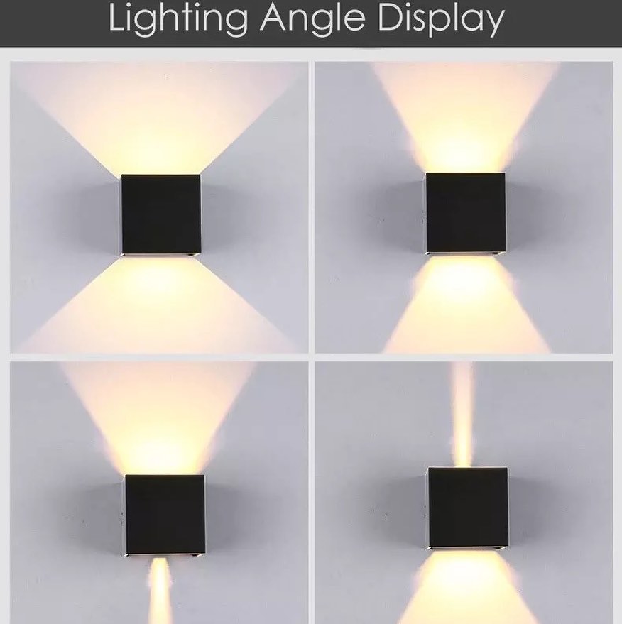 Modern Outdoor Cube Wall Light