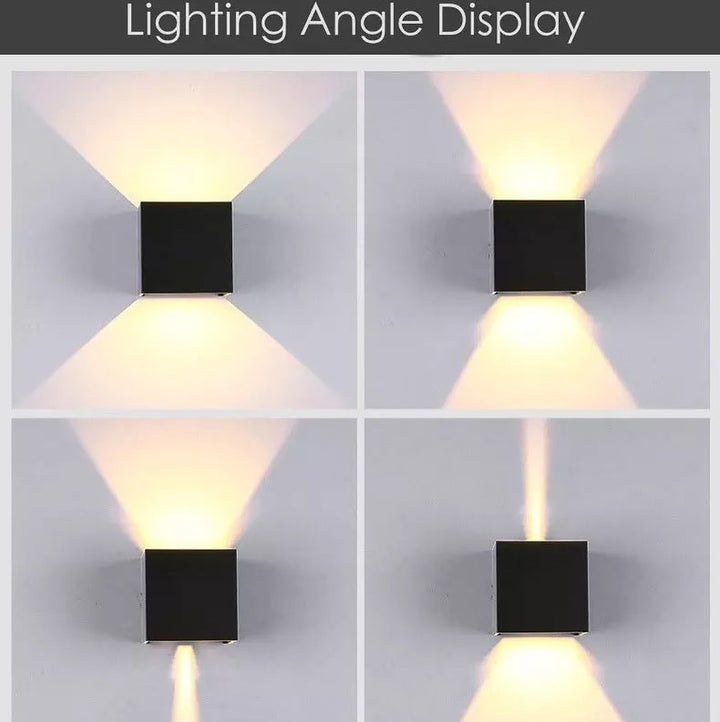 Modern Outdoor Cube Wall Light