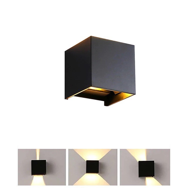Modern Outdoor Cube Wall Light