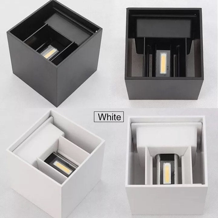 Modern Outdoor Cube Wall Light