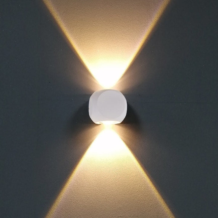 Minimalist LED Wall Sconce with Dual Light Design