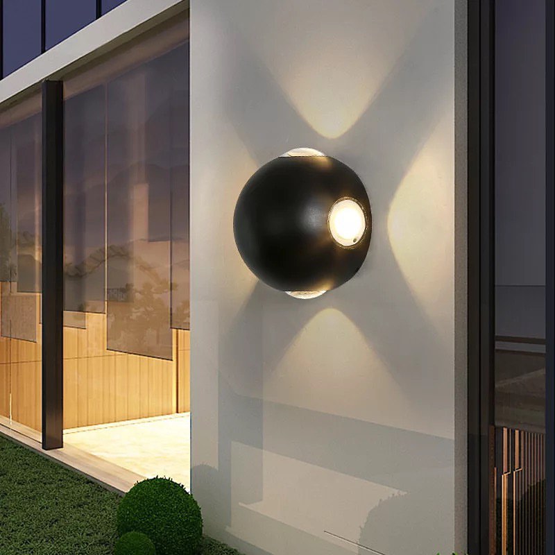 Modern LED Wall Sconce with Decorative Light Pattern