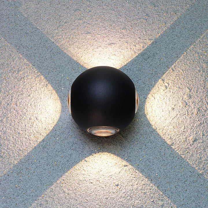 Modern LED Wall Sconce with Decorative Light Pattern