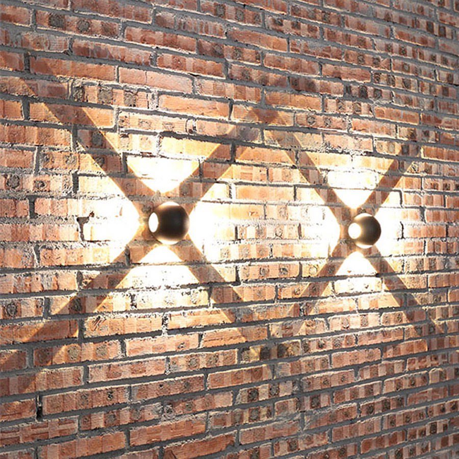 Modern LED Wall Sconce with Decorative Light Pattern