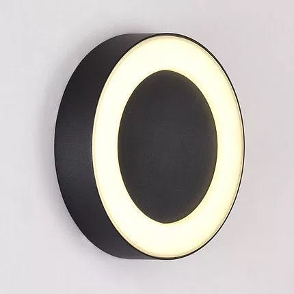 Modern Round Wall Light with LED Glow