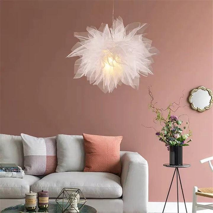 Modern Feather Pendant Light for Elegant Spaces