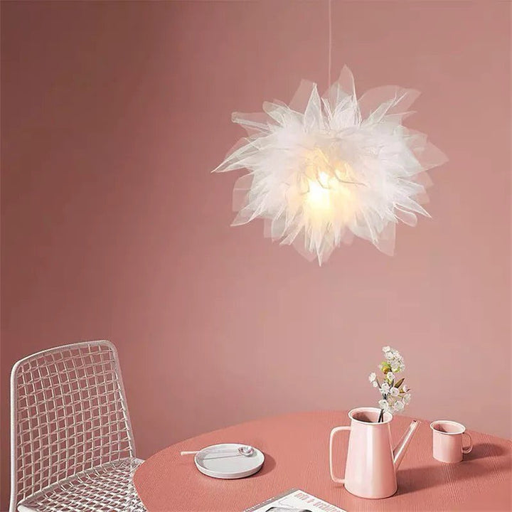 Modern Feather Pendant Light for Elegant Spaces