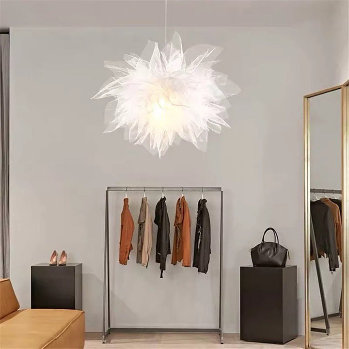 Modern Feather Pendant Light for Elegant Spaces