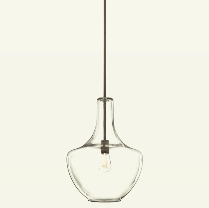 Elegant Clear Glass Pendant Light