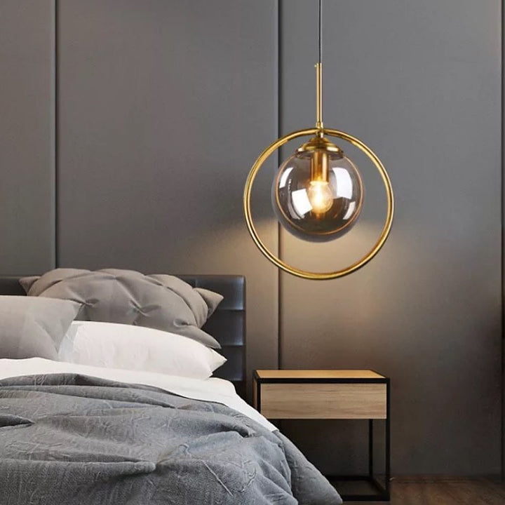 Modern Gold Ring Pendant Lights