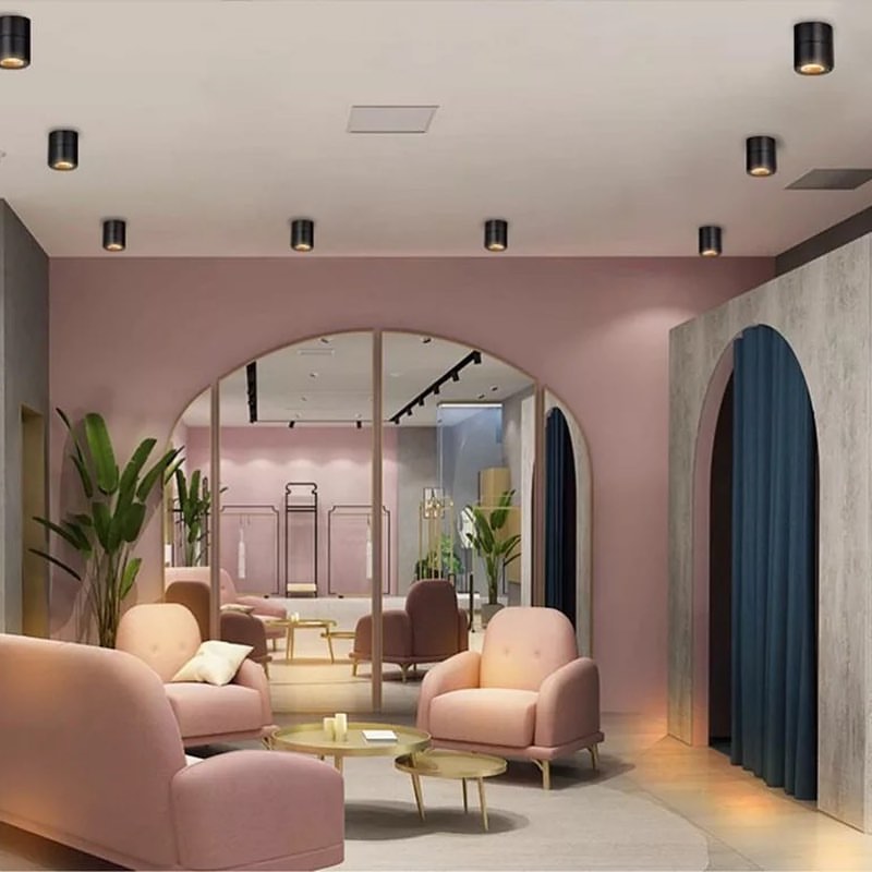 Modern Adjustable Black Ceiling Spotlight