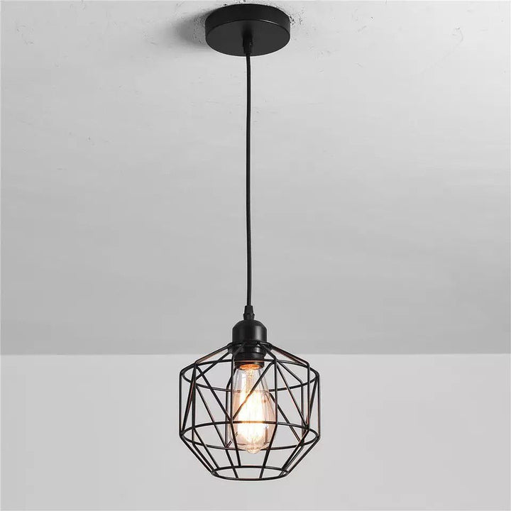 Geometric Cage Pendant Lights