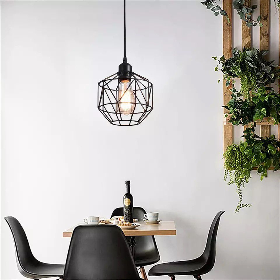 Geometric Cage Pendant Lights