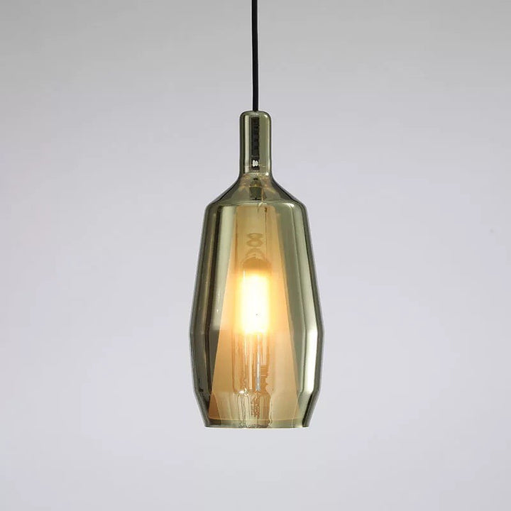 Modern Smoky Glass Pendant Light