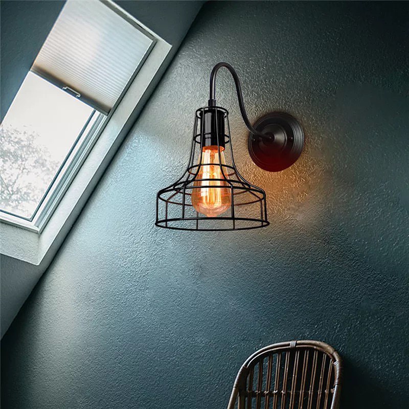 Industrial Cage Wall Lights
