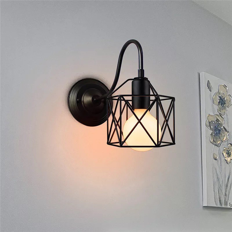 Industrial Cage Wall Lights