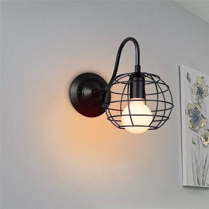 Industrial Cage Wall Lights