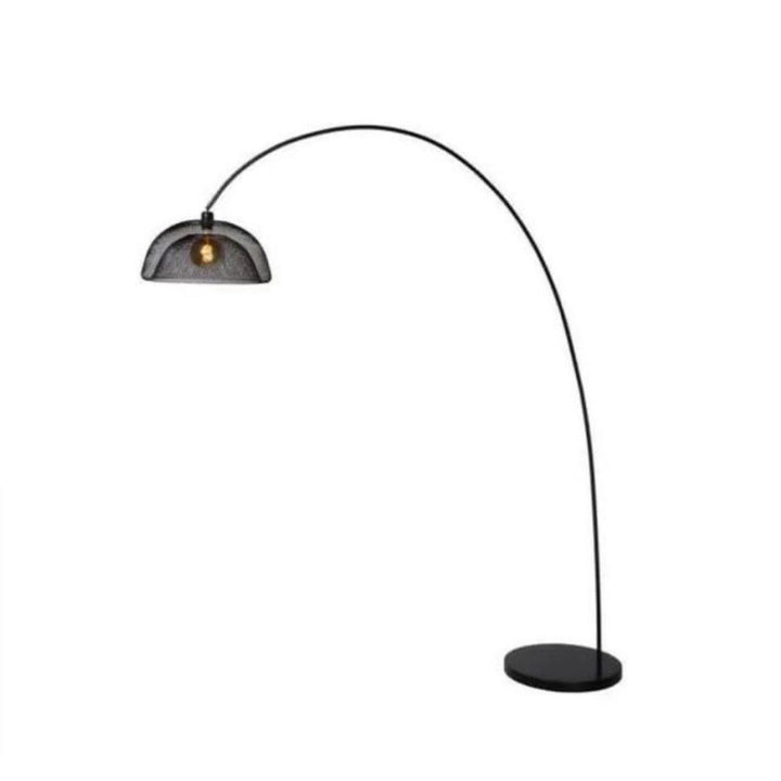 Modern Arc Floor Lamp with Black Shade