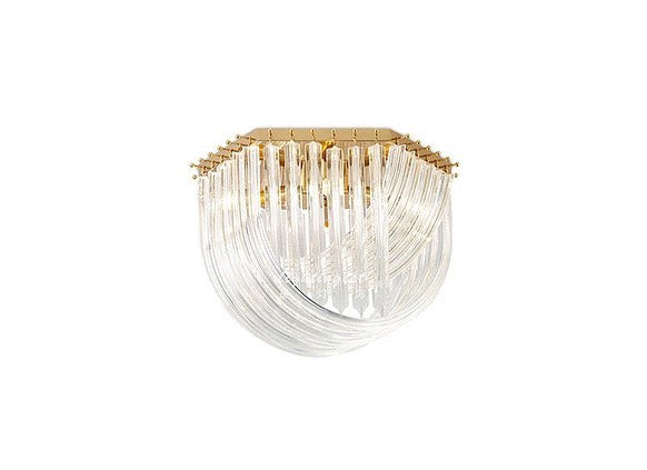 Luxurious Crystal Flush Mount Ceiling Light