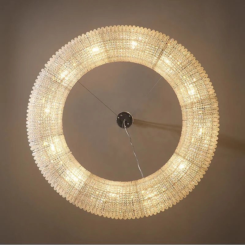 Luxurious Crystal Ring Chandelier