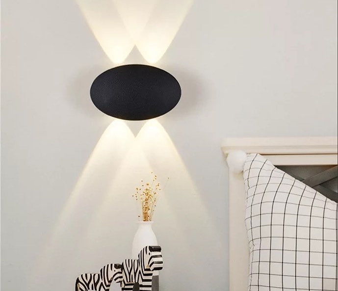 Modern Black LED Wall Light
