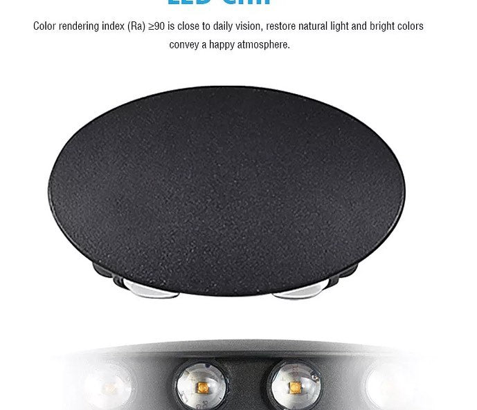 Modern Black LED Wall Light