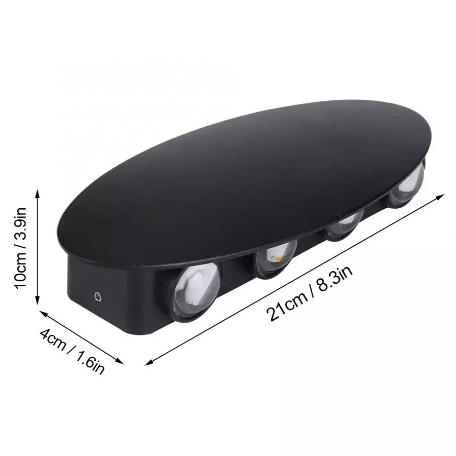 Modern Black LED Wall Light