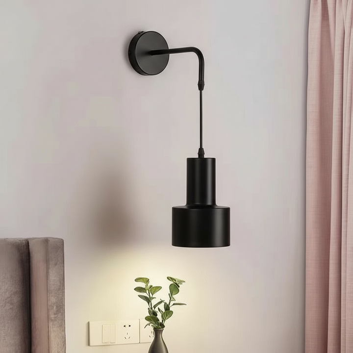 Modern Wall Light with Brass Finish and Pendant Design