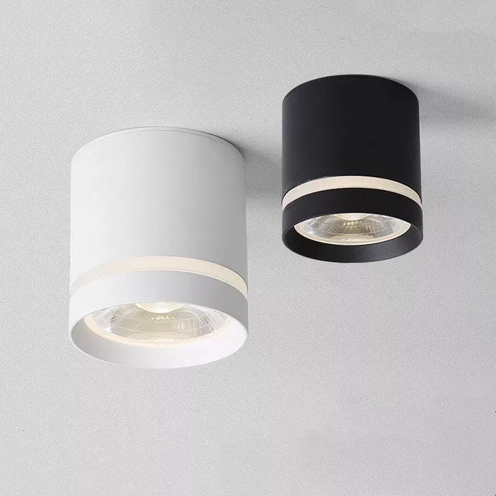 Modern LED Ceiling Spotlights - Sleek Cylindrical Design