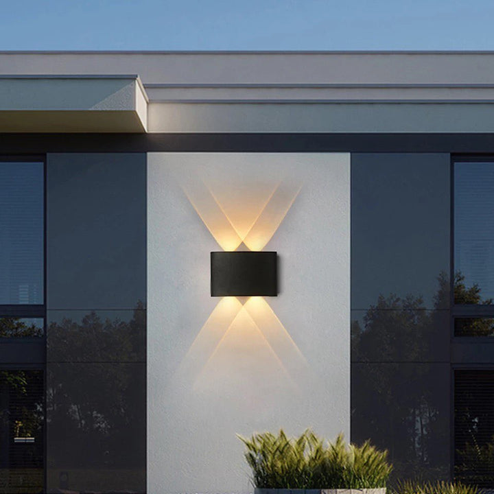 Modern LED Decorative Outdoor Wall Light - Up and Down Glow