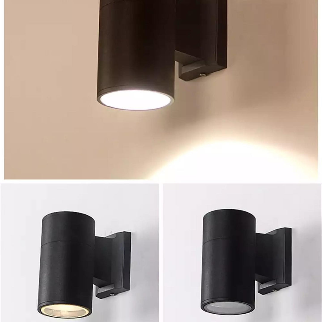 Modern Cylindrical Outdoor Wall Light