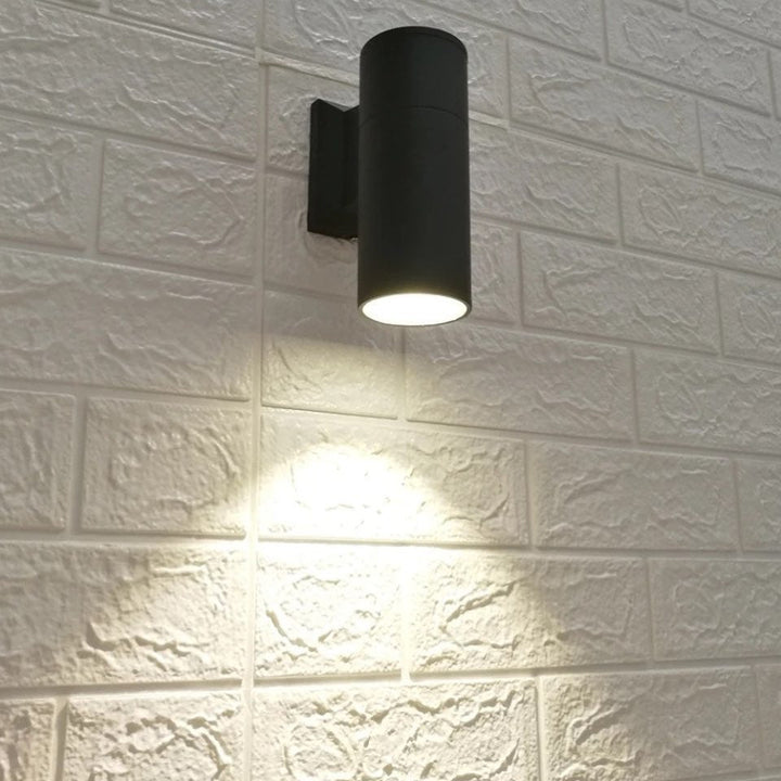 Modern Cylindrical Outdoor Wall Light