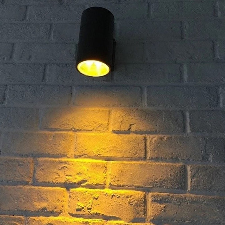 Modern Cylindrical Outdoor Wall Light