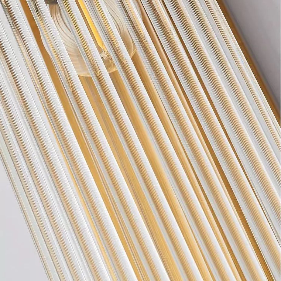 Modern Gold Wall Sconce with Glass Filament Design