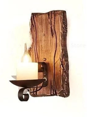 Rustic Wall Lights - Candle Designs