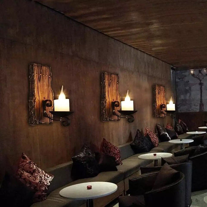 Rustic Wall Lights - Candle Designs