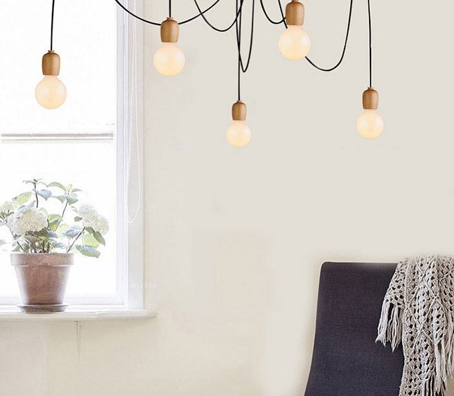 Modern Multi-Light Pendant with Adjustable Design