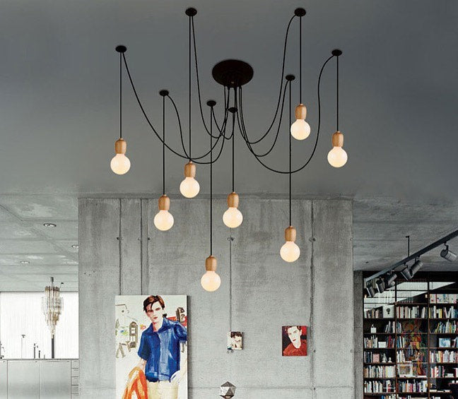 Modern Multi-Light Pendant with Adjustable Design