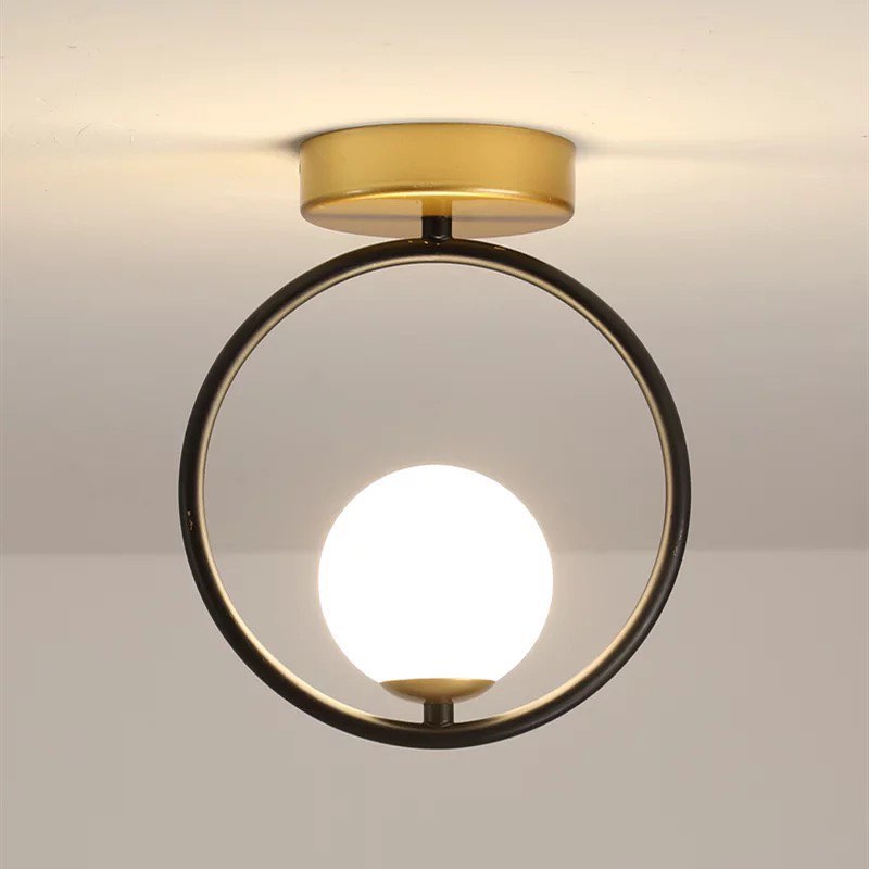 Modern Ceiling Light with Circular Frame