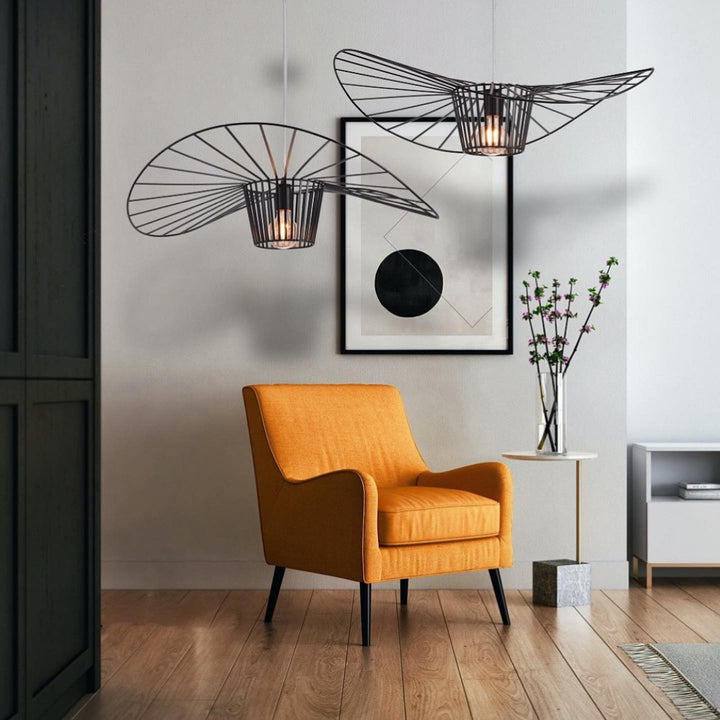 Artistic Wireframe Pendant Light