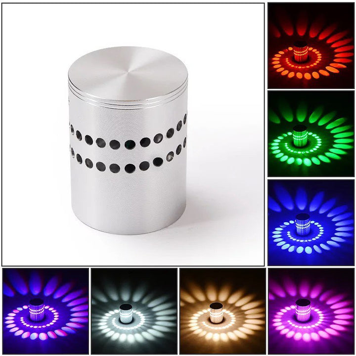 Modern LED Decorative Wall Light with Circular Shadow Effect