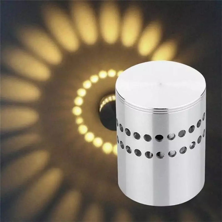 Modern LED Decorative Wall Light with Circular Shadow Effect