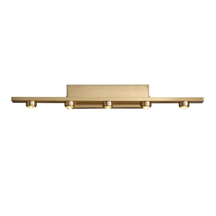 Modern LED Linear Wall Light with Gold Finish