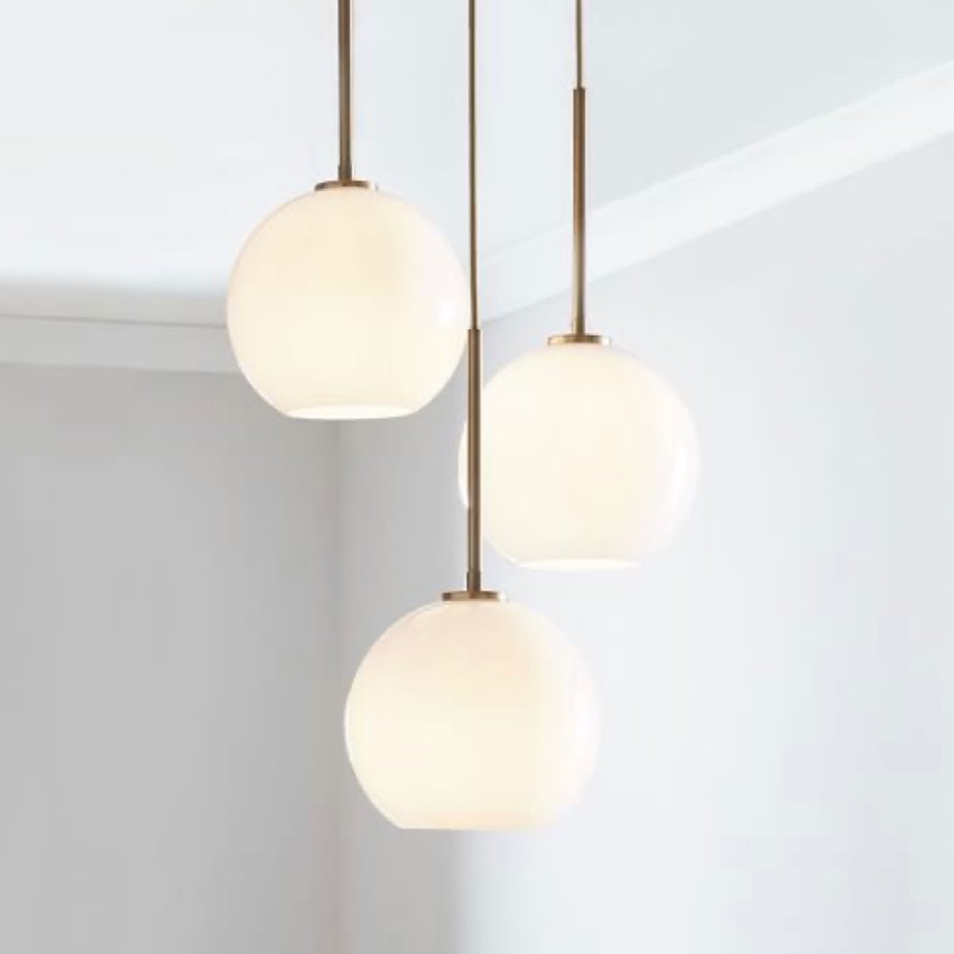 Frosted Glass Pendant Light