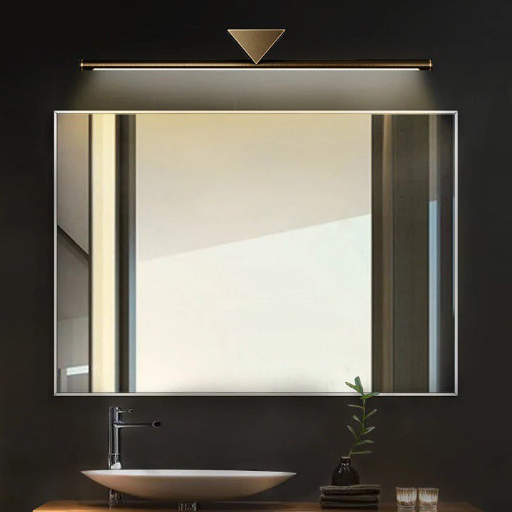 Modern LED Bathroom Wall Light with Gold Finish