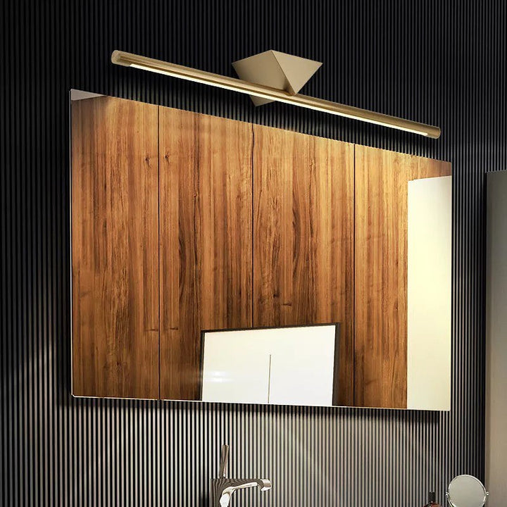 Modern LED Bathroom Wall Light with Gold Finish