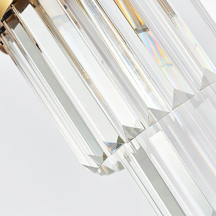 Luxury Wall Light with Layered Glass and Gold Finish