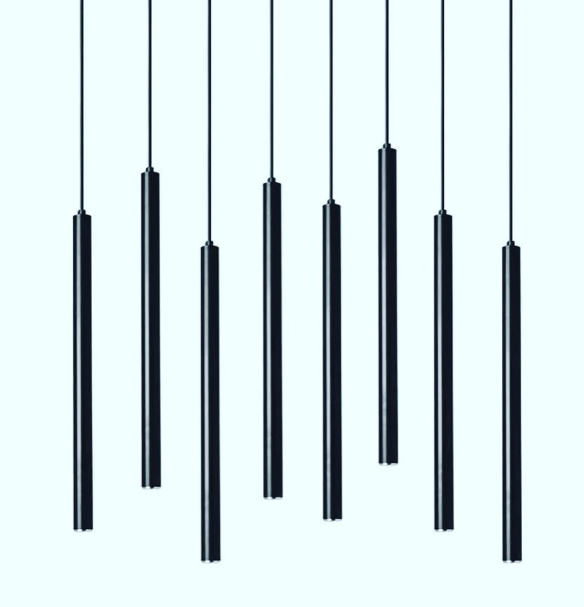 Modern LED Black Pendant Light - Minimalist Design for Bedrooms