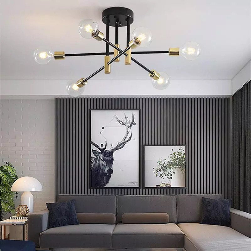 Modern Branch-Style Ceiling Light =