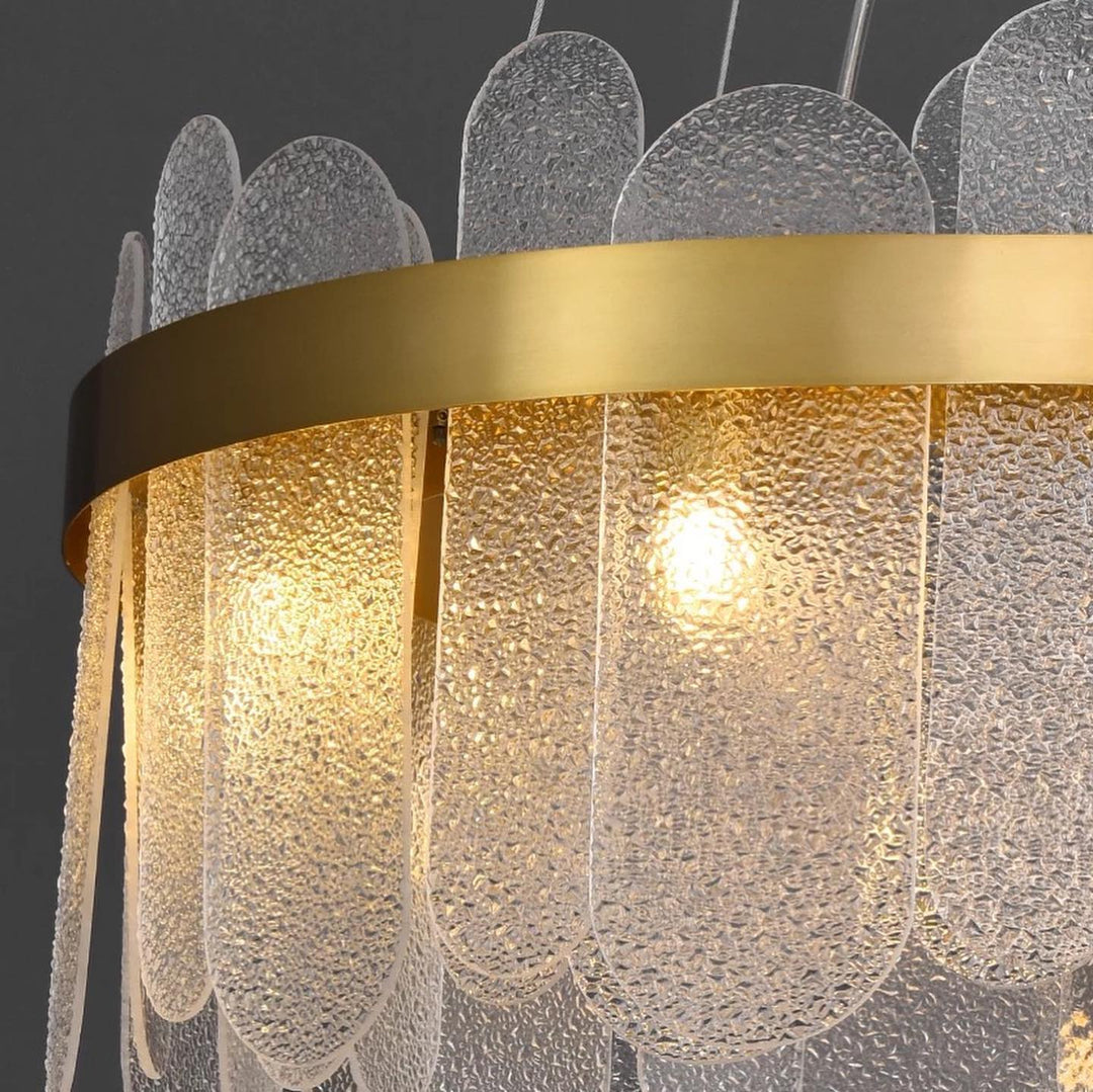 Elegant Gold Ring Chandelier